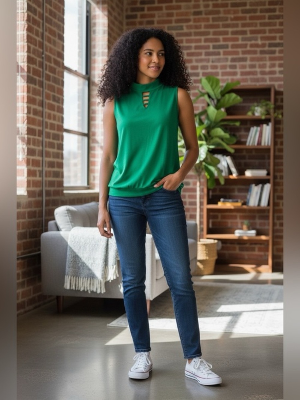 Sheila Rose Keyhole Top